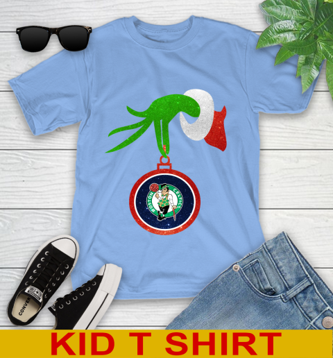 Boston Celtics Grinch Merry Christmas NBA Basketball Youth T-Shirt 11