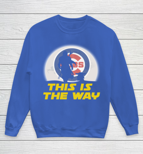 Youth Royal Chicago Cubs Star Wars This is the Way T-Shirt