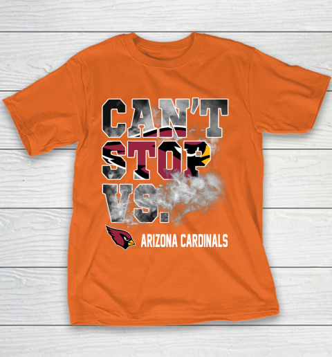 NFL Arizona Cardinals Football Can't Stop Vs Youth T-Shirt 4