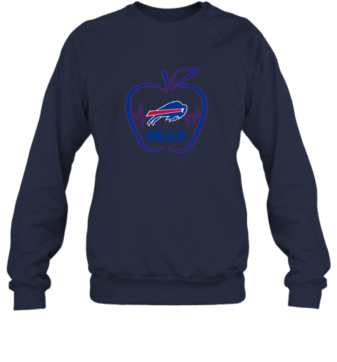 Apple Heartbeat Teacher Symbol Indianapolis Colts Long Sleeve T-Shirt 