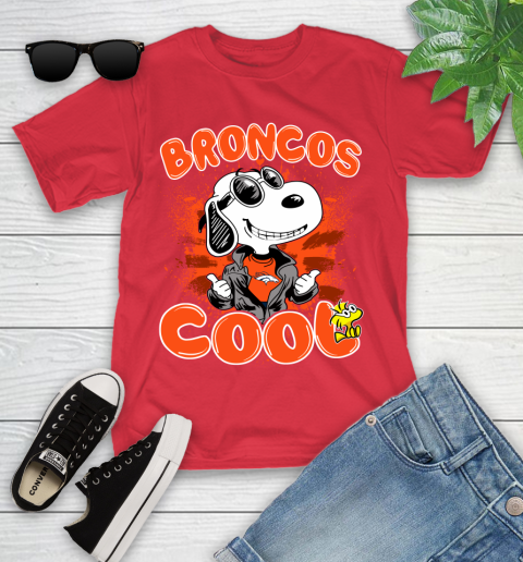 NFL Football Denver Broncos Cool Snoopy Shirt Youth T-Shirt 11