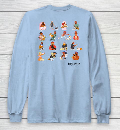 Rappers With Puppies Front and Back Long Sleeve T-Shirt 14