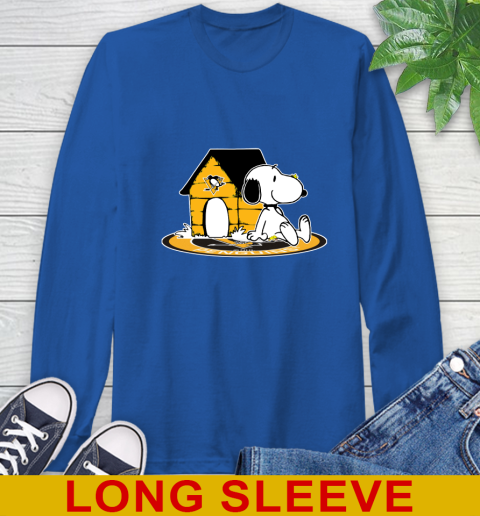 NHL Hockey Pittsburgh Penguins Snoopy The Peanuts Movie Shirt Long Sleeve T-Shirt 9