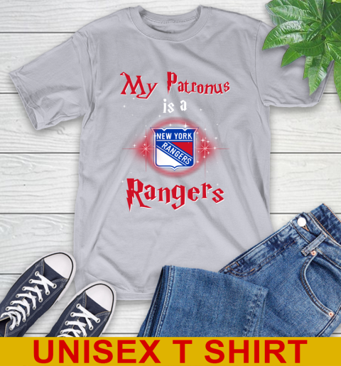 NHL Hockey Harry Potter My Patronus Is A New York Rangers T-Shirt 5