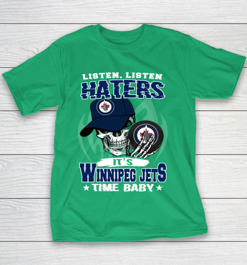 Listen Haters It is JETS Time Baby NHL Youth T-Shirt 3