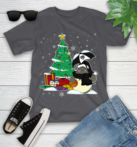 Brooklyn Nets NBA Basketball Cute Tonari No Totoro Christmas Sports Youth T-Shirt 6