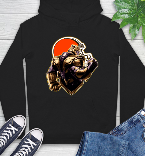 NFL Thanos Avengers Endgame Football Sports Cleveland Browns Hoodie 2