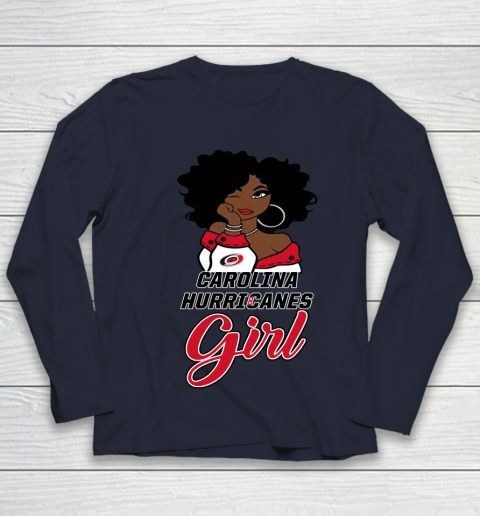 Carolina Hurricanes Girl NHL Youth Long Sleeve 3