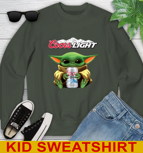 Star Wars Baby Yoda Hugs Coors Beer Shirt 121