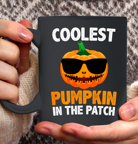 Coolest Pumpkin In The Patch Pumpkin Girls Ceramic Mug 11oz