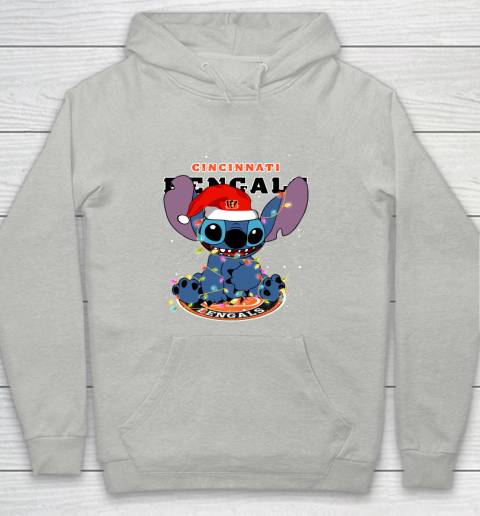Cincinnati Bengals NFL Football noel stitch Christmas Youth Hoodie