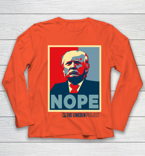 Lincoln Project Nope Youth Long Sleeve 2