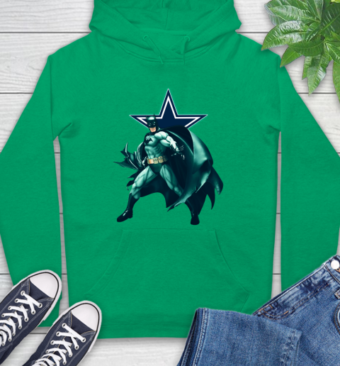 Green cowboys hoodie top