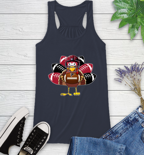 Atlanta Falcons Turkey Thanksgiving Day Racerback Tank 12