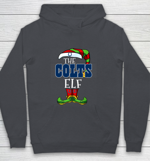 Indianapolis Colts Christmas ELF Funny NFL Youth Hoodie 5