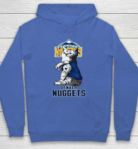 NBA Basketball My Cat Loves Denver Nuggets Hoodie 6