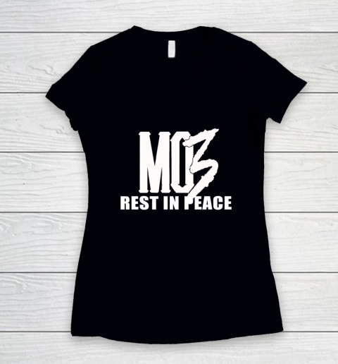 Rest In Peace MO3 RIP Women's V-Neck T-Shirt