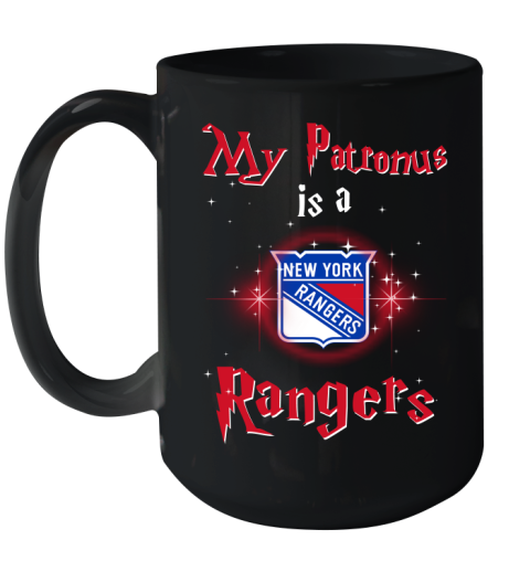 NHL Hockey Harry Potter My Patronus Is A New York Rangers Ceramic Mug 15oz