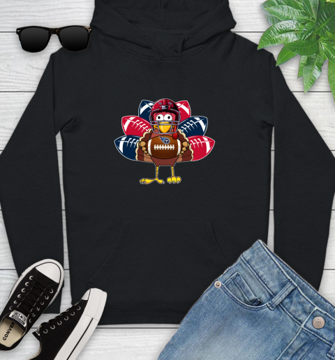 Tennessee Titans Turkey Thanksgiving Day Youth Hoodie 2