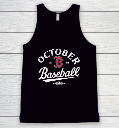 Boston Red Sox October Baseball 2025 Tank Top