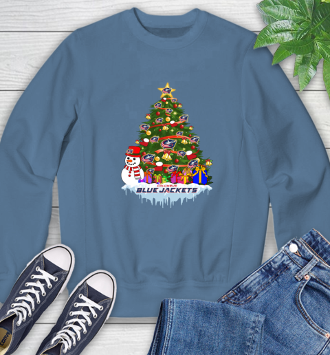Columbus Blue Jackets Merry Christmas NHL Hockey Sports Sweatshirt 7