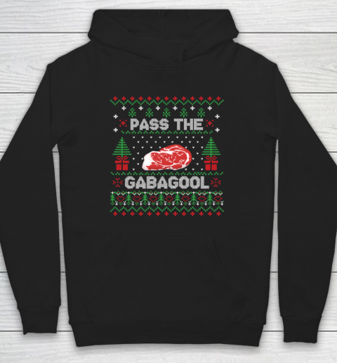 Pass the Gabagool Tacky Ugly Christmas Hoodie