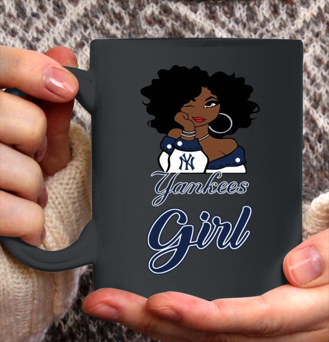New York Yankeess Girl MLB Ceramic Mug 11oz 3