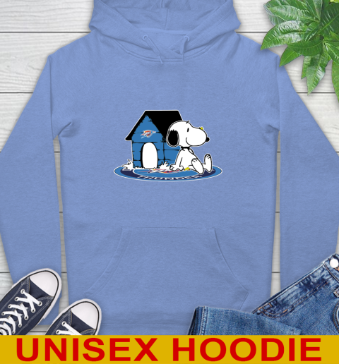 NBA Basketball Oklahoma City Thunder Snoopy The Peanuts Movie Shirt Hoodie 11