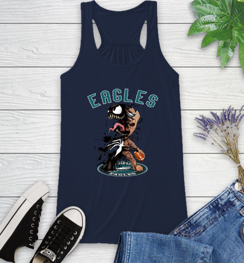 NFL Philadelphia Eagles Football Venom Groot Guardians Of The Galaxy Racerback Tank 12