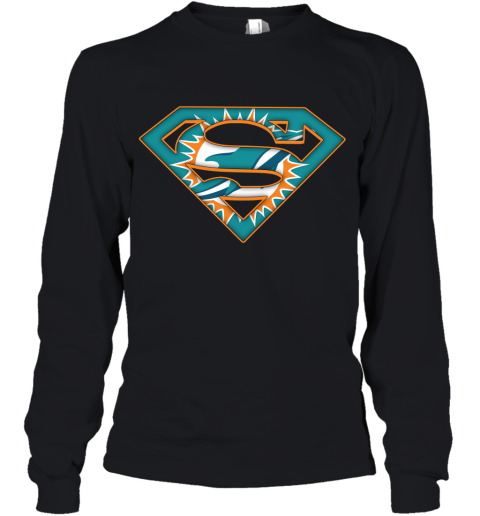 We Are Undefeatable The Miami Dolphins x Superman NFL Youth Long Sleeve
