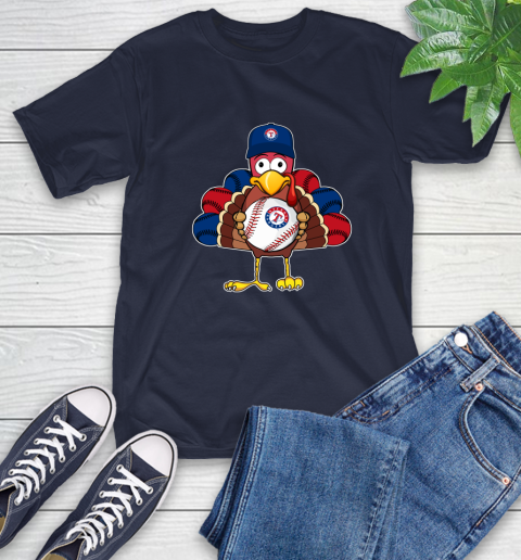 Texas Rangers Turkey thanksgiving T-Shirt 4