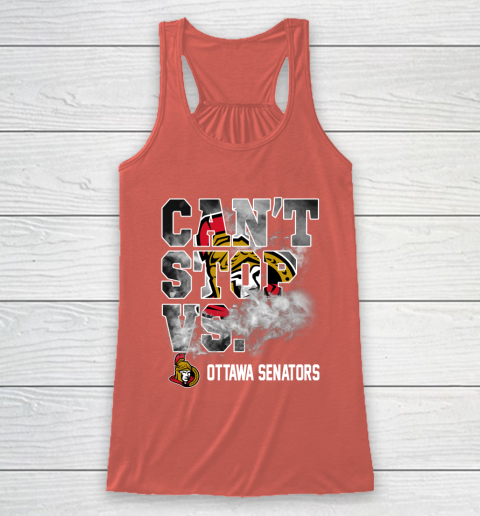 NHL Ottawa Senators Hockey Can't Stop Vs Racerback Tank 3