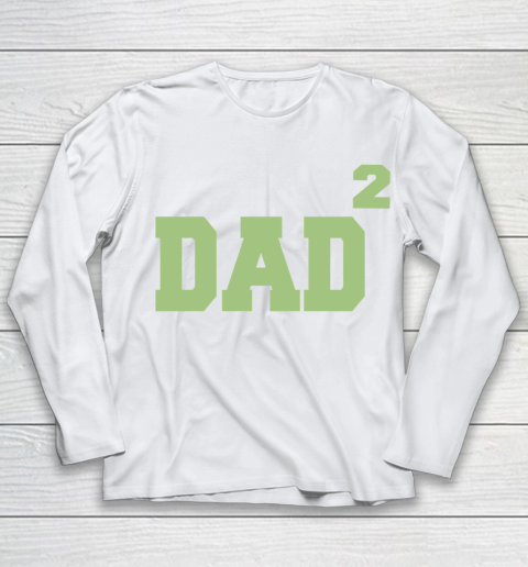 Dad to the Second Power Father's Day Youth Long Sleeve