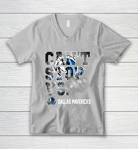 NBA Dallas Mavericks Basketball Can't Stop Vs V-Neck T-Shirt 3