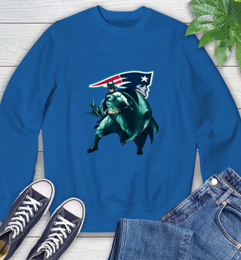 NFL Batman Football Sports New England Patriots Sweatshirt 8