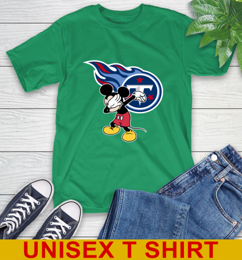 Tennessee Titans NFL Football Dabbing Mickey Disney Sports T-Shirt 7