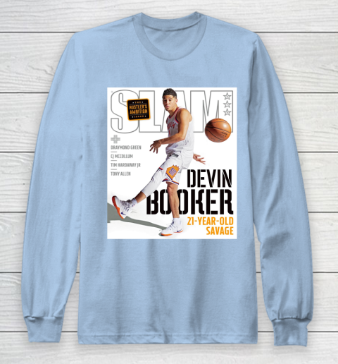 Devin Booker Slam Magazine Cover Phoenix Suns Long Sleeve T-Shirt 5