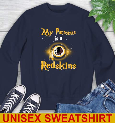NFL Football Harry Potter My Patronus Is A Washington Redskins Sweatshirt 2