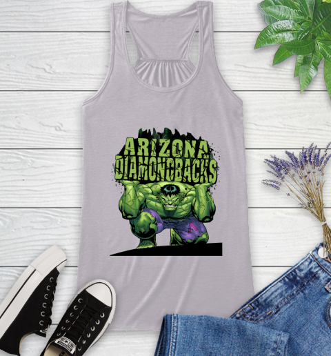 Arizona Diamondbacks MLB Baseball Incredible Hulk Marvel Avengers Sports Racerback Tank 5
