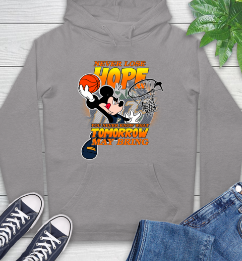 Utah Jazz NBA Basketball Mickey Disney Never Lose Hope Hoodie 6