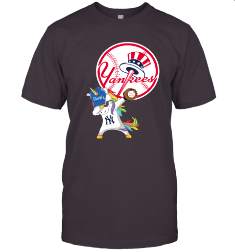 Hip Hop Dabbing Unicorn Flippin Love New York Yankees Unisex Jersey Tee