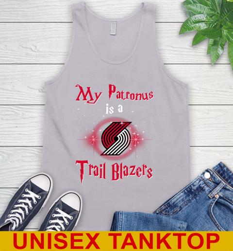 NBA Basketball Harry Potter My Patronus Is A Portland Trail Blazers Tank Top 3