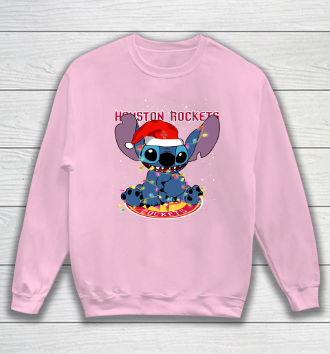 Houston Rockets NBA noel stitch Basketball Christmas Sweatshirt 5