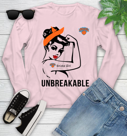 NBA New York Knicks Girl Unbreakable Basketball Sports Youth Long Sleeve 7