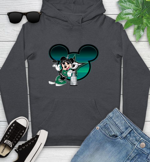NHL Dallas Stars Stanley Cup Mickey Mouse Disney Hockey T Shirt Youth Hoodie 8