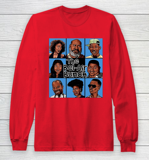 The Bel Air Bunch Fresh Prince Of Bel Air Long Sleeve T-Shirt 7