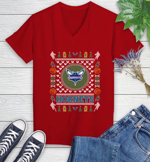 Charlotte Hornets Merry Christmas NBA Basketball Loyal Fan Ugly Shirt 84