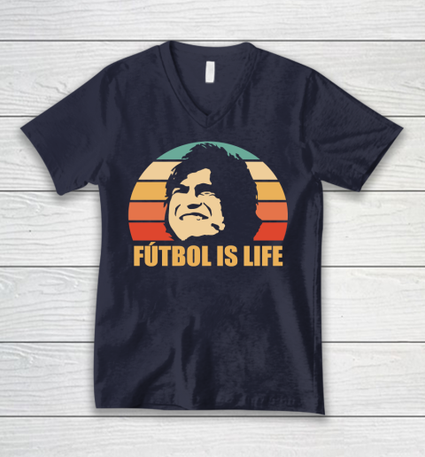 Futbol Is Life Shirt V-Neck T-Shirt 2