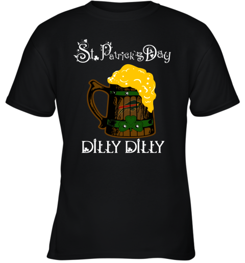 NFL Buffalo Bills St Patrick's Day Dilly Dilly Beer Football Sports qZG7XopuQ1p youth t shirt 26 95 151514 front black