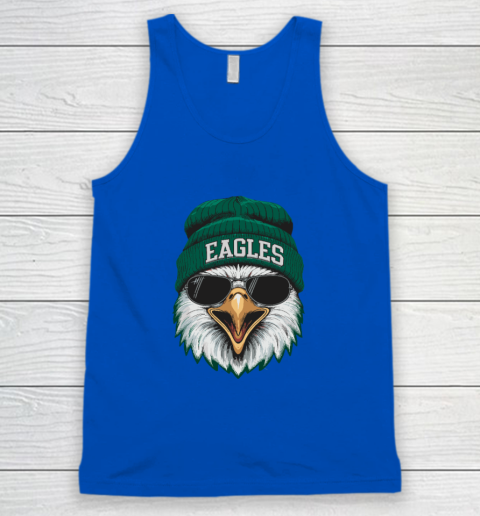Cool Face Eagles With Sunglasses Vintage Funny Tank Top 3